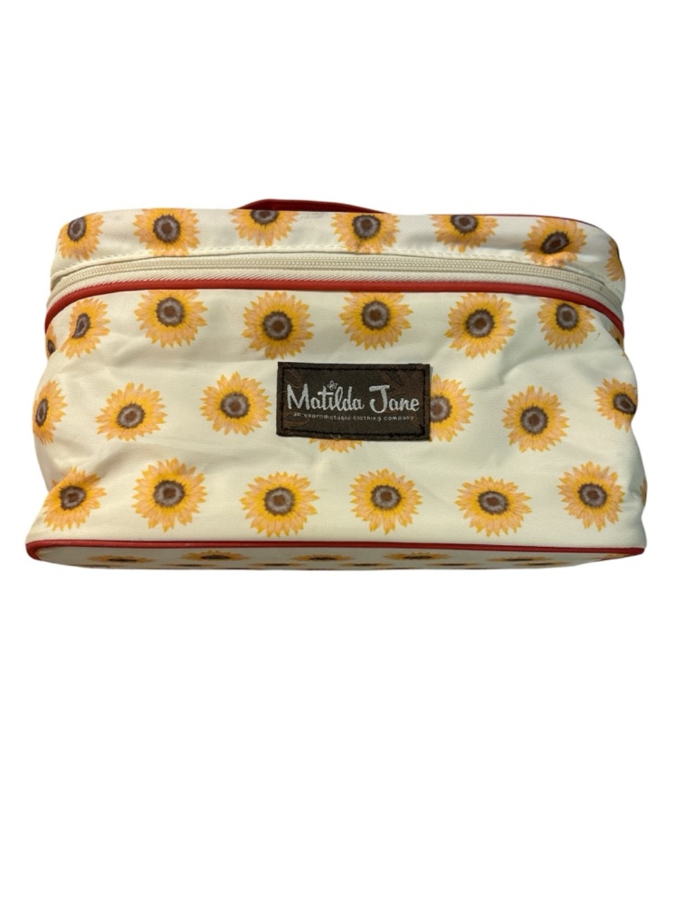 Matilda Jane Sunflower Travel Cosmetic Train Case